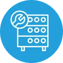 Free Base De Datos Hosting Servidor Icono