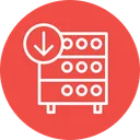 Free Base De Datos Hosting Servidor Icono