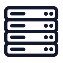 Free Base De Datos Servidor Almacenamiento Icon