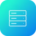 Free Base De Donnees Serveur Rack Icon