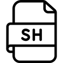 Free Bash Shell Script File File Type Icon