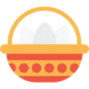 Free Basket Carry Eggs Icon