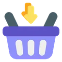 Free Basket Down  Icon