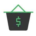 Free Basket Money E Commerce Shopping Icon