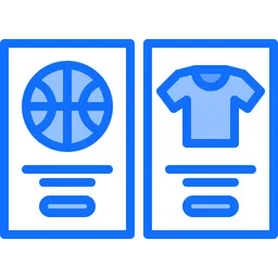 Free Basketball Brochure  Icon