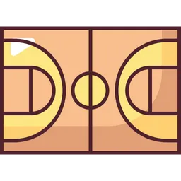 Free Basketball Court  Icon