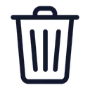 Free Basura Basura Bin Icono