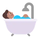 Free Taking Bath Flat Icon