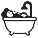 Free Taking Bath High Icon