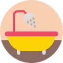 Free Shower Tub Bath Bathtub Icon