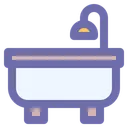 Free Bathroom Bathtub Water Icon