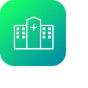 Free Medical Hopital Batiment Icon