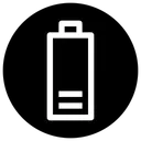 Free Batterie Faible Batterie Materiel Icon