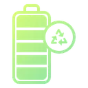 Free Battery Energy Recycling Icon