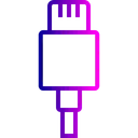 Free Battery Data Cable Icon