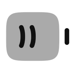 Free Battery half minimalistic  Icon