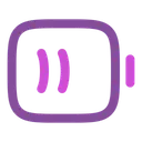 Free Battery half minimalistic  Icon