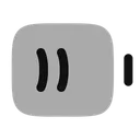 Free Battery half minimalistic  Icon
