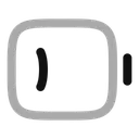 Free Battery Low Minimalistic Battery Low Low Battery Icône