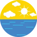 Free Beach Sea Sun Icon