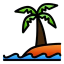 Free Beach Coconut Sea Icon