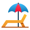 Free Beach Summer Travelling Icon