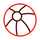 Free Beach Ball Ball Beach Icon