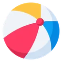 Free Beach Ball Ball Toy Icon