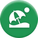 Free Beach  Icon