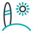 Free Beach  Icon