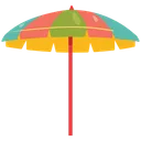 Free Beach Umbrella  Icon