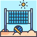 Free Beach-Volleyball  Symbol