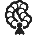 Free Beads High Contrast Icon