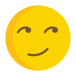 Free Smirking Face Emoji Icon