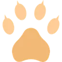 Free Bear Footprint Trace Icon