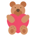 Free Bear Hug Heart  Icon