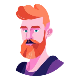 Free Bearded man  Icon