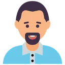 Free Bearded Man Hipster Male Avatar Icon