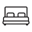 Free Bed Bedroom Furniture Icon