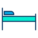Free Bed Single Bed Sleeping Bed Icon