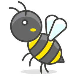 Free Bee Emoji Icon