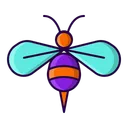 Free Bee Insect Honey Icon