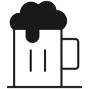 Free Beer New Year Party Icon