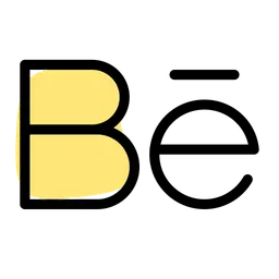 Free Behance Logo Icon Download In Colored Outline Style Free Behance Logo Icon Download In Colored Outline Style