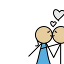 Free Beijo Amor Namorados Ícone