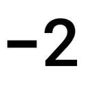 Free Belichtung Minus Zwei Symbol