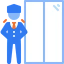 Free Bellboy Doorman Hotel Service Icon