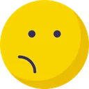 Free Bemused Face Emoticons Smiley Icon