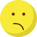 Free Bemused Face Emoticons Smiley Icon