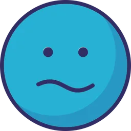 Free Bemused Face Emoji Icon